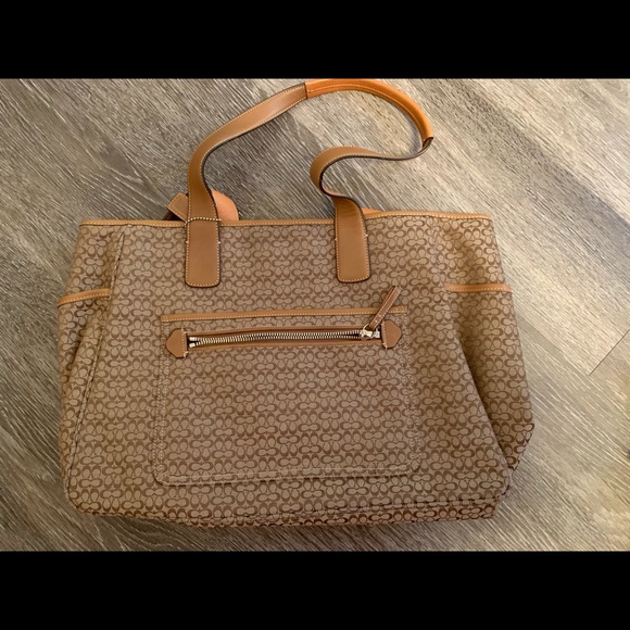 Coach baby bag